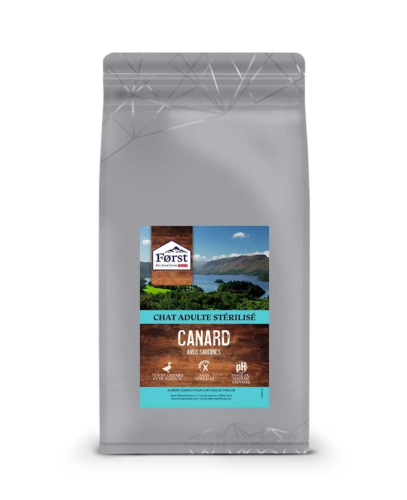 FØRST Croquettes chat Canard 5kg