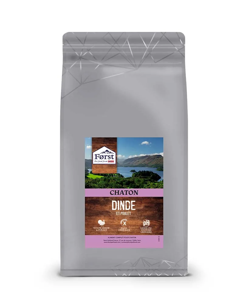 FØRST Croquettes chaton Dinde 5kg